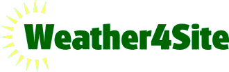 Original Weather4Site sunburst wordmark